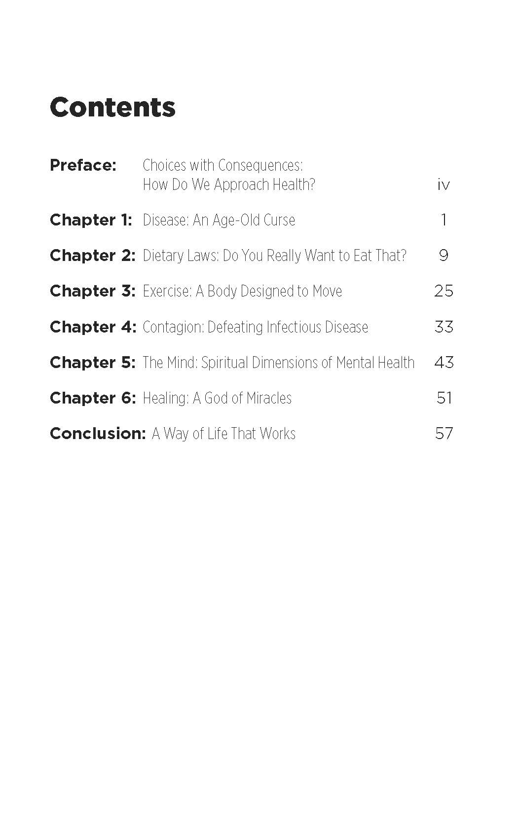 Biblical Principles of Health
