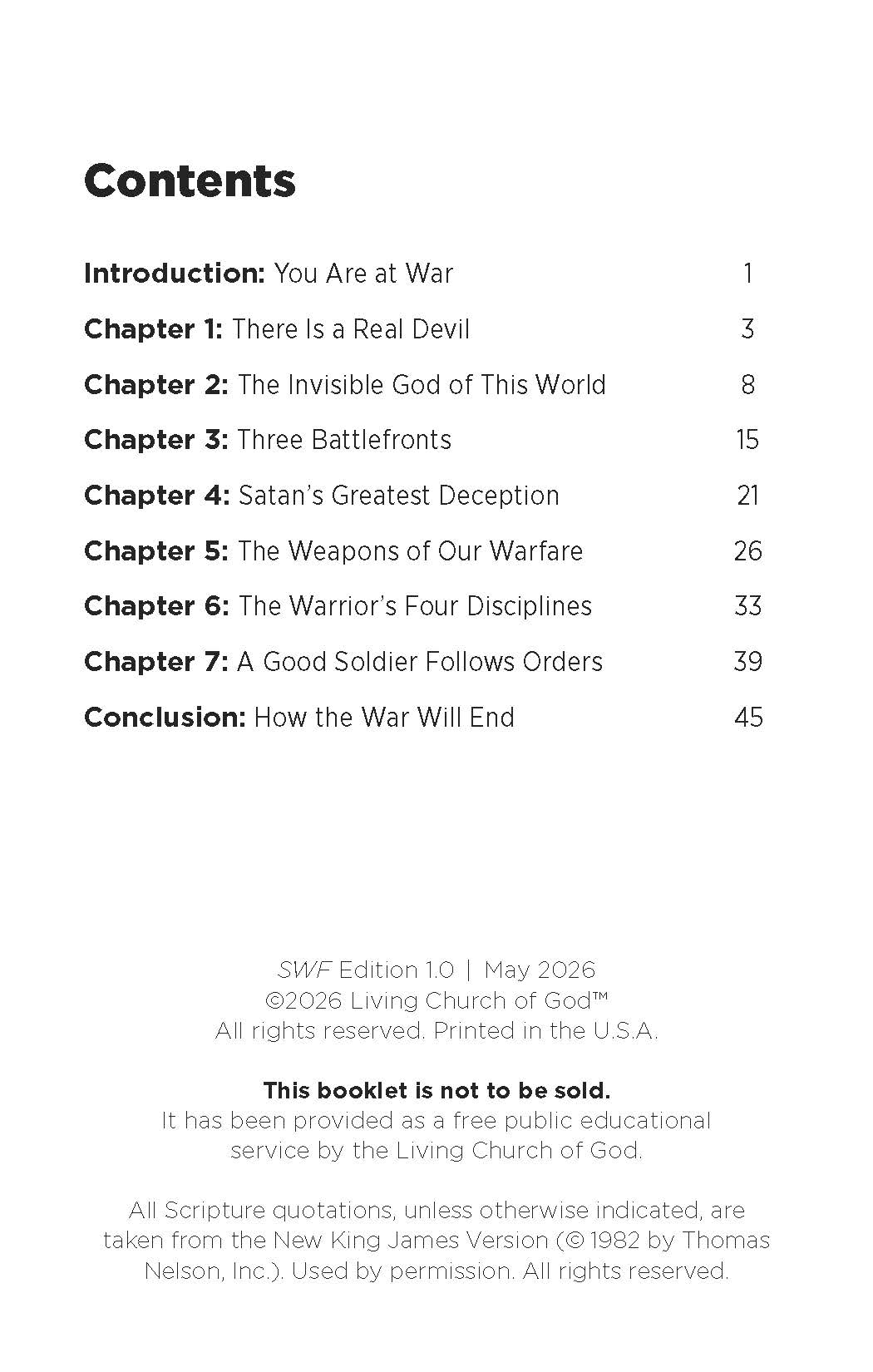 Spiritual Warfare