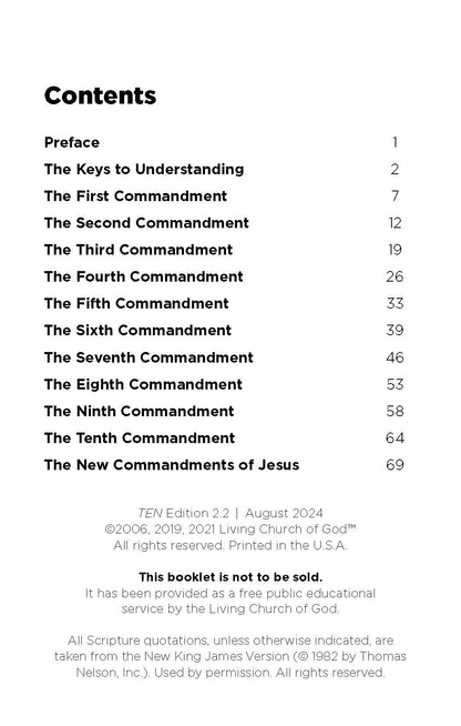 The Ten Commandments